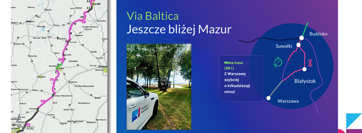 Via Baltica otwarta – Mazury jeszcze bliżej! Nowe możliwości dla inwestorów w grunty